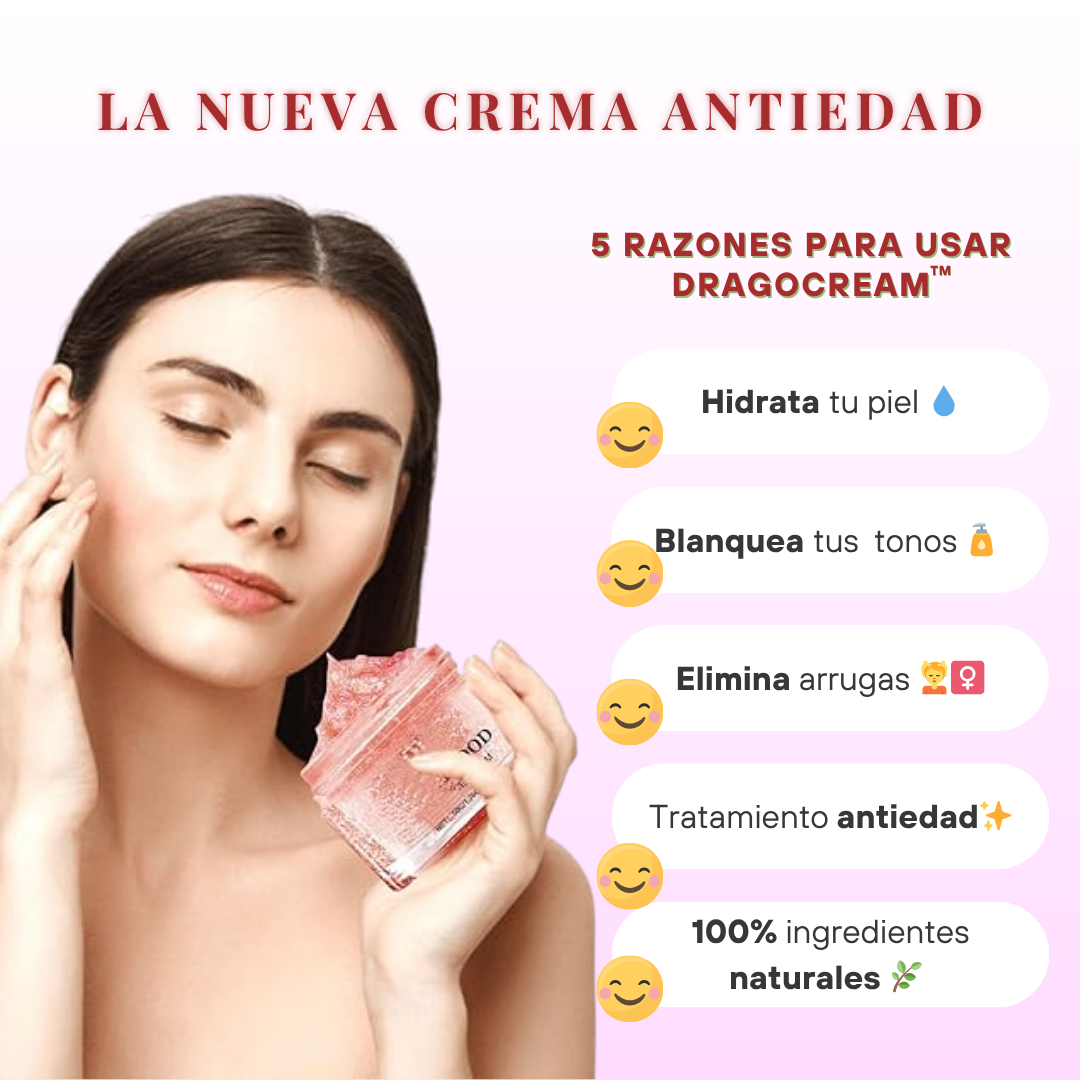 DragoCream | Tu misma piel, ¡pero 10 años más joven! | 2x2 solo hoy