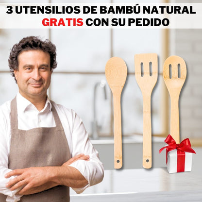 CocinaOn Pack Completo de Ollas 12 piezas + 3 Utensilios