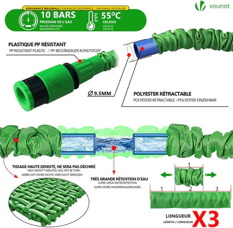 AquaStretch -Manguera Extensible 30 metros (LIQUIDACION POR CIERRE)