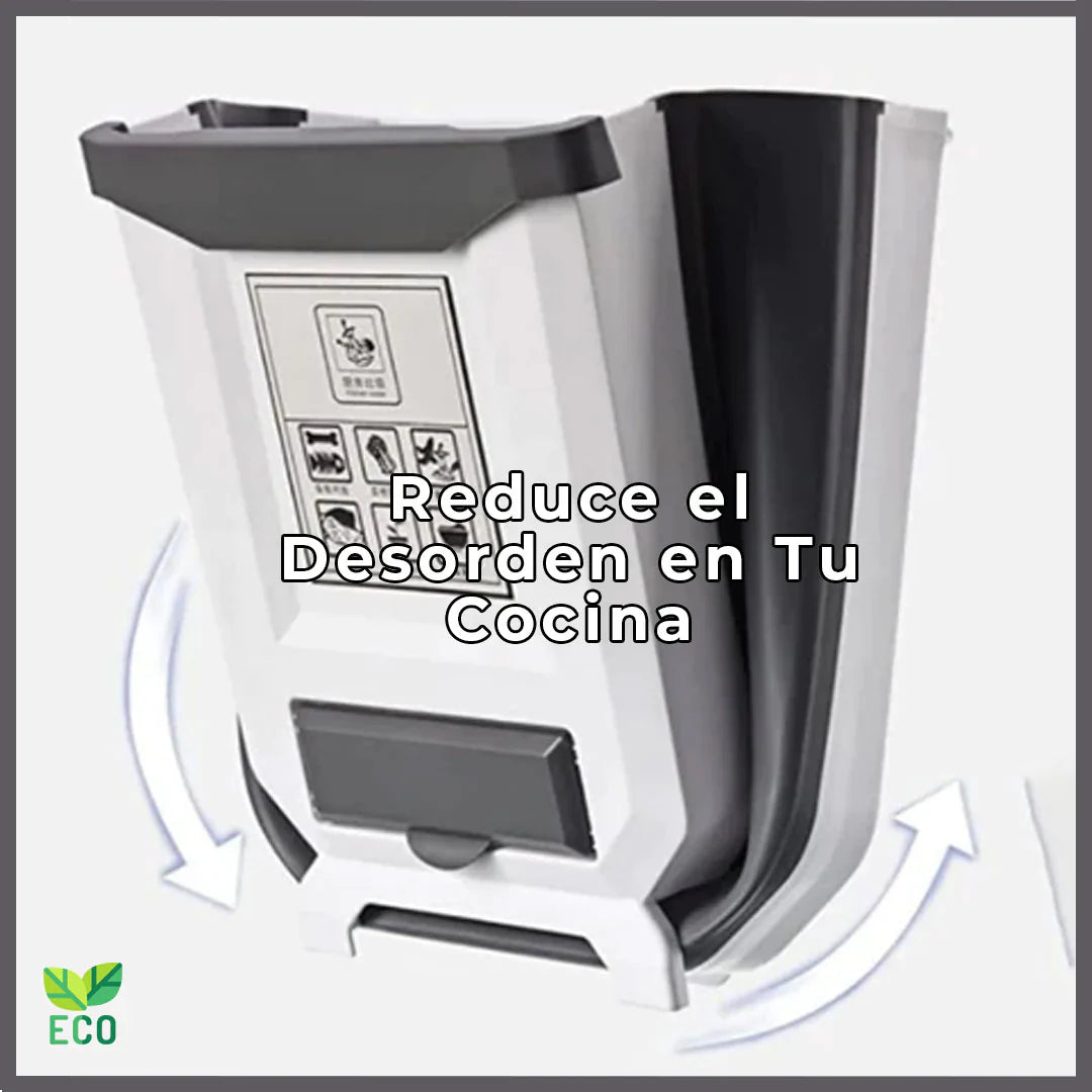 EcoCubo - Cubo de Basura Plegable y Compacto