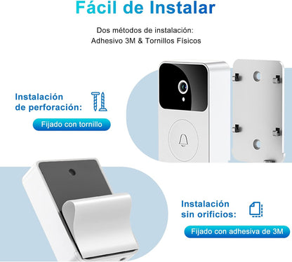VisionBell - Timbre Inalámbrico con Cámara HD - [PROMOCIÓN DISPONIBLE SOLO HOY]