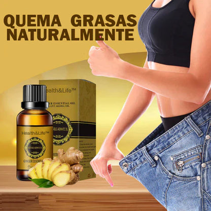 Ginger 🔥-  Aceite Adelgazante y Desintoxicante de Jengibre - [PROMOCIÓN DISPONIBLE SOLO HOY]