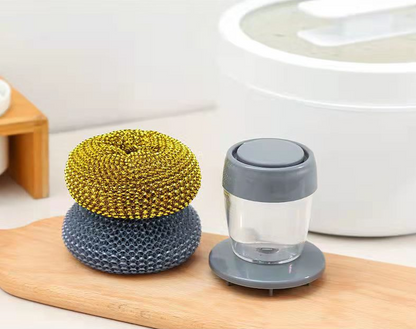 JabónBrush Cepillo Dispensador de Jabón Multiusos 🥳